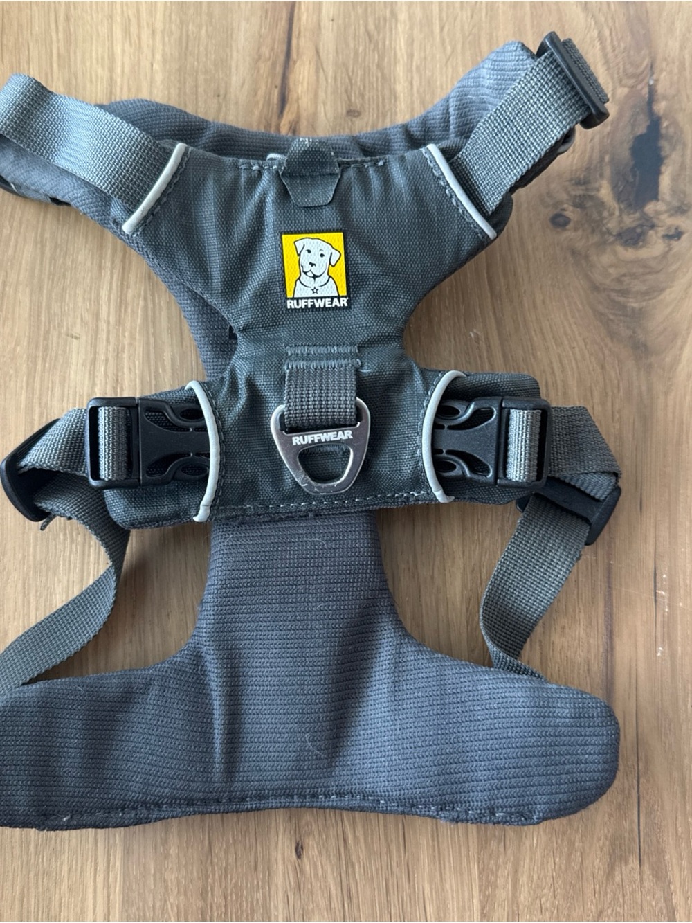Ruffwear Gray Padded Front-Clip Dog Harness